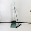 Conjunto de vassoura personalizado para exportação, uso doméstico, vassoura grande de cerdas macias, pá de lixo, pá para detritos, raspador de água, limpeza, varrição e lavagem