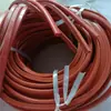 Tira de Sellado de Silicona Personalizada para Puertas de Horno y Compartimentos de Refrigeración, Tira Impermeable de Espuma de Color con Forma de D