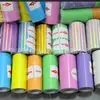Papel de impresión térmica láser de 57 mm x 25 mm en dorado/plateado/morado/azul, universal para miniprinteras, se puede pegar en la máquina Meow Meow