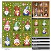 Decoración Festiva de Papá Noel Escena Configuración Pegatinas Electrostáticas para Puertas de Vidrio Pegatinas para Ventanas Ambiente de Centro Comercial Pegatinas para Eventos 2027