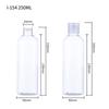 Frasco Plástico Transparente para Animais de Estimação, Frasco de Amostra de Tônico Cosmético com Tampa Flip-Top Borboleta, Sub-Frasco Squeeze para Loção