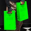Bolsa Súper Llamativa de Celebridad de Internet Estilo Chino Tienda de Bebidas de Té Panadería Café Té con Leche Bolso de Hombro Bolsa de Papel Empaque Creativo Personalización