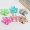Estilo Coreano Más Vendido Moda Pequeño Fresco Dulce Elegante Pinza de Flor Sizzy Viajero Combinable Medio Clip para Cabello Accesorios para el Cabello