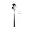 Conjunto de Talheres de Aço Inoxidável Estilo Ocidental Faca Garfo Colher Cabo com Clipe Fosco Amazon Transfronteiriço Garfo Colher Japonês-Coreano