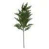 Ramas artificiales de tuya, ramas gruesas estilo bosque, decoraciones de agujas de pino, adornos de plantas verdes para escritorio, accesorios decorativos frescos y naturales para Navidad