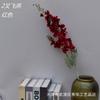 Flores Artificiais 2 Galhos Veludo Delfínio Jacinto Salão de Casamento Materiais Florais Violeta Casamento em Casa Flores Artificiais Atacado