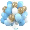 Nuevo Globo de Confeti Largo Dorado con Lentejuelas de 12 pulgadas Globos para Decoración de Escena de Fiesta de Cumpleaños 30 Globos Transfronterizos