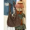 Bolso de Hombro de Felpa Estilo Coreano Ins de Moda, Bolso Tote Grande de Capacidad para Viajes de Otoño e Invierno, Bolso Cruzado Versátil Casual
