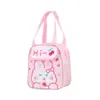 Bolsa de almuerzo impermeable gruesa de dibujos animados para mascotas lindas, lonchera térmica aislada para niños, bolsa de almuerzo, bolso de mano, ventas directas de fábrica