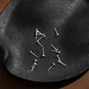 Directo del fabricante: Aretes de biocerámica, hipoalergénicos, aretes para el cuidado de perforaciones, aretes simples de cerámica con zirconia, accesorios DIY al por mayor