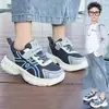 Zapatos deportivos para niños de primavera y otoño, antideslizantes, casuales, versátiles, modernos, zapatos tipo "dad shoes" para niños