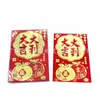 Nuevo Modelo 2026 Papel Fluorescente de 100 Yuanes 30K Sobres Rojos en Relieve de Dos Colores Estampados en Oro para Celebraciones del Año Nuevo Chino, 6 Piezas/Paquete