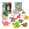 Huevo de Dinosaurio para Empollar en Agua de Venta Caliente Caja Sorpresa Huevo de Dinosaurio para Empollar en Agua Juguete de Expansión para Encoger Cáscara Rota Juguetes Pequeños para Niños de Preescolar