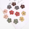 Aliexpress Patch de Tecido Flor de Cinco Pétalas Embossado DIY Acessórios de Cabelo para Crianças Presilhas de Cabelo Decoração de Roupas Materiais de Acessórios de Flores Pequenas