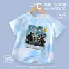 Camiseta de Manga Corta Delta Action 2026 Nuevo Verano Tie-Dye Top de Seda Helada Ropa de Secado Rápido Camiseta de Moda para Niños