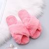 Chinelos de Algodão Mao Mao Femininos 2020 Primavera e Outono Novos Chinelos Femininos de Lua com Solado Plano para Uso Interno e Externo Chinelos de Algodão Peludo