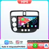 Modelo Transfronterizo de 9 pulgadas es Adecuado para Honda Civic 00-06 Imagen de Reversa Coche Android GPS Navegación Máquina Todo en Uno