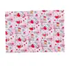 Tela de Algodón de 40 Hilos Estampado Digital Vestido Gatito Fresa Dopamina Ropa Infantil Camisa para Mujer Tela para el Hogar
