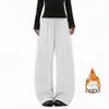 2026 HK26693 Calça de Moletom Escovada Super Macia com Corte Angulado M-5XL HK26937-Especial P31