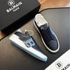 Nuevos Zapatos de Skate de Plataforma de Caña Baja Casuales Simples y Versátiles para Hombre Aiguhua, de Moda, Cuero Vacuno de Alta Calidad, Cómodos Zapatos de Skate