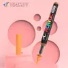 Marcador Acrílico Líquido Recto Punta Suave Apilable Marcador de Color No Mancha Gran Capacidad para Colorear Bolígrafo Acrílico para Estudiantes de Arte