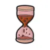 Saco de infusão de laboratório divertido formato de ampulheta béquer distintivo de desenho animado série de bebidas de café criativas broche de liga