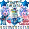 Balão Temático de Animação de Desenho Animado Transfronteiriço Kit para Festa de Feriado Bandeira Pendurada Balão de Bolo Kit