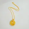 Pingente Bússola Oito Tesouros Koi Giratório Ponto Dourado Areia Vietnamita Diamante Estilo Chinês Tendência Nacional Pingente Corrente de Suéter Masculino e Feminino