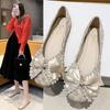 Zapatos Planos Estilo Chanel para Mujer, Mocasines Franceses Bajos para Primavera y Otoño, Nuevos Zapatos de Abuela Hada con Suela Suave 2025