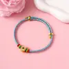 Pulsera Zongzi de Hortensia del Día de Mayo, Nueva Cuerda Roja Tejida a Mano para Niños y Bebés, Pulsera de Cuentas DIY de Alta Calidad