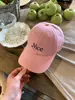 Gorra de Béisbol de Color Sólido con Bonito Bordado de Letras Estilo Coreano Nuevo Modelo Primavera y Verano Versátil Casual para Pareja Visera Protectora Solar