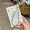 Azucarero Cuentas Cristal Cadena para Teléfono Móvil Llavero Muñequera Colgante para Funda de Teléfono Móvil Colgante Cadena para Llave de Coche Regalo Venta al por Mayor
