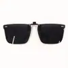 Óculos de Sol Polarizados Novo Estilo Uv400 para Proteção Solar, Anti-UV, Flip-Up, Óculos de Sol Clip-On Unissex