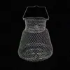 Bolsa de Red Plegable para Protección de Peces Flotantes Bolsa de Red Portátil para Exteriores Cesta de Hierro para Peces Bolsa de Red Protección de Peces Cesta de Peces Equipo de Pesca Suministros de Pesca