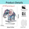 Producto Nuevo Transfronterizo Soporte Acrílico 2D Manzana Creativa Decoración de Mesa de Entrada para el Hogar Sala de Estar Decoraciones Navideñas