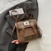 Bolso Transfronterizo Nuevo Otoño e Invierno 2024 Moda Bolso de Mujer Bolso Cruzado al Hombro Portátil Gran Capacidad Bolso de Tres Usos Mochila