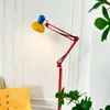 Lámpara de pie Memphis, creativa y simple, brazo largo, protección ocular, adecuada para habitación infantil, estudio, sala de estar, lámpara de pie decorativa