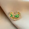 Nuevo Broche de Esmalte Chino Retro Fénix Pipa Abanico Flor Pin Accesorios Hanfu Qipao Broche de Tendencia Nacional