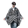 Chal Grueso Estilo Étnico para Mujer Otoño e Invierno Retro Estilo Indio Cálido Chaqueta Capa con Abertura Venta al por Mayor Amazon