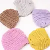 Ins Nuevo Sombrero de Punto para Niños Europeos y Americanos Otoño e Invierno Cálido Color Caramelo Niños y Niñas Bebés Sombrero de Lana para Bebé