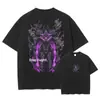 Camiseta Sung Jin Woo Transfronteriza Aliexpress Anime Talla S - Solo - Camiseta de Algodón Lavada Retro Plana