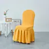 Funda Gruesa Nueva para Silla de Hotel Silla de Comedor para el Hogar Silla Curva Funda para Asiento Funda Universal para Taburete