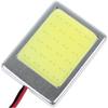 Fornecimento direto do carro levou luz do telhado super brilhante LED luz do quarto COB 24 Wick luz de leitura luz do carro com plugue