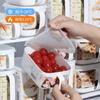 Caja de Almacenamiento de Platos Importada de Japón Tarro Sellado para Alimentos con Asa Caja para Conservar Frescura Caja para Verduras de Cocina Caja de Almacenamiento para Refrigerador