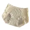 Calcinha Menstrual Feminina de Modal, Cintura Média, Sem Costura, Respirável, Anti-Vazamento, Segura e Antibacteriana para Mulheres Durante o Período