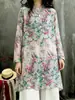 Jaqueta Protetora do Sol Estilo Outono Tamanho Grande para Mulheres Cheinhas Camisa de Comprimento Médio Vestido Camiseta