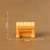 Piano y guitarra en miniatura, modelos realistas de instrumentos musicales para casas de muñecas, accesorios de decoración DIY, pequeños adornos de escritorio