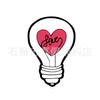 Pajita de San Valentín PET Pajita Espiral de Dibujos Animados de Terror Parche con Hebilla Grado Alimenticio Codo Accesorios Decorativos