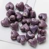 Brilhante cruz buraco cerâmica colorido pontiagudo pêssego coração amor frisado brincos pulseira DIY jóias acessórios material atacado