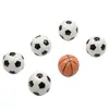 Manijas de Puerta de Gabinete de Dibujos Animados de Baloncesto y Fútbol, Gabinete Zapatero Armario Vitrina Manijas Redondas con Forma de Bola de Agujero Único Cajón Cerámica